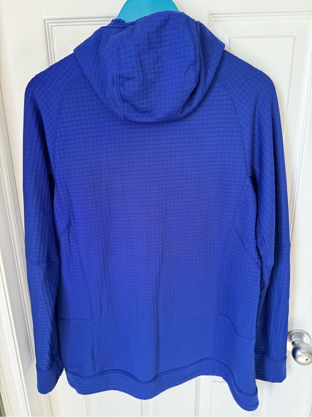 Women’s Patagonia R1 Air Full Zip Hoody Size XL Like New Cobalt Blue - Picture 6 of 10